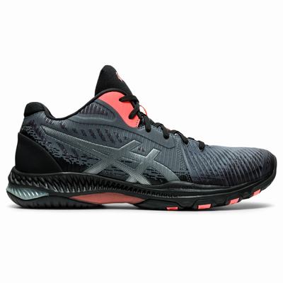 Férfi Asics Netburner Ballistic FF Mt 2 L.E. Röplabda Cipő AS8503674 Fekete/Narancssárga Piros